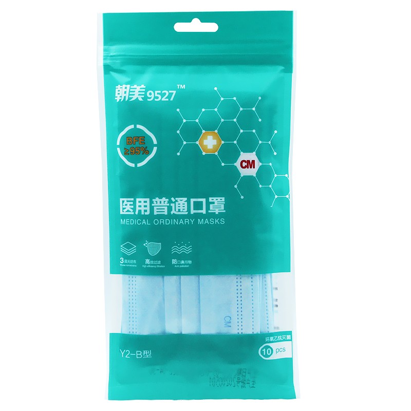 朝美9527 Y2-B醫(yī)用滅菌防護(hù)口罩圖片3