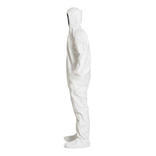 Dupont杜邦Tyvek IsoClean帶帽連體滅菌潔凈服IC105S WH CS圖片3