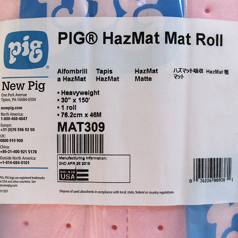 NewPig mat309防化學(xué)吸污卷圖片1