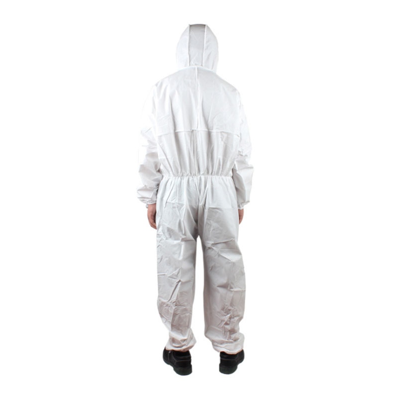 微護(hù)佳MG2000WH20-B-99-159-02白色舒適型有帽連體防護(hù)服圖片3