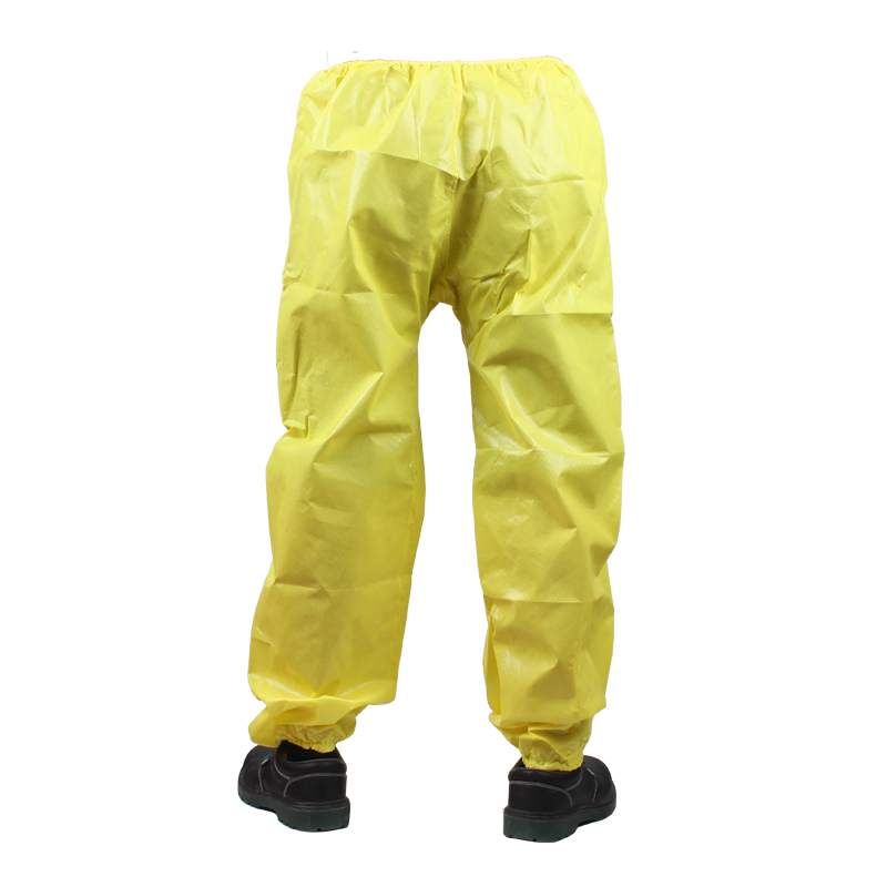 微護(hù)佳MC3000 YE30-W-99-301-02黃色防化服褲子圖片4