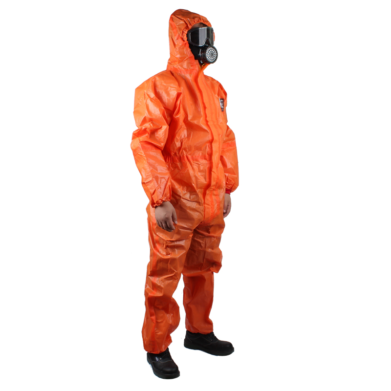 微護佳MC5000橙色雙袖連體防化服OR50-T-99-111-02圖片1