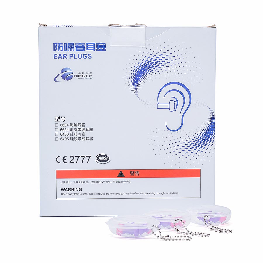 羿科60308304 6400可重復(fù)使用不帶線硅膠耳塞圖片3