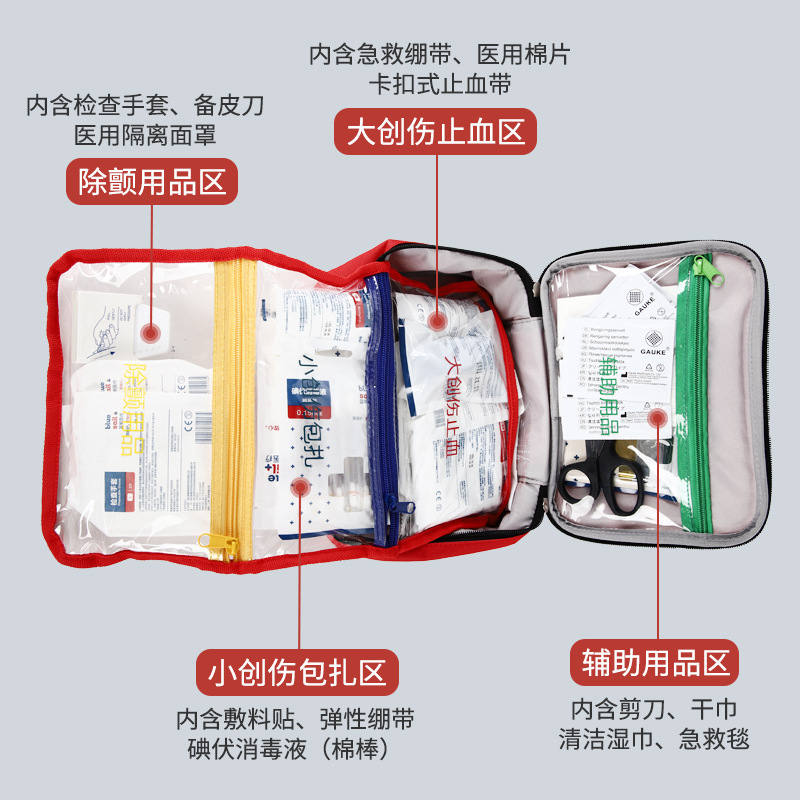 藍(lán)帆醫(yī)療便攜式止血包扎急救包圖片4