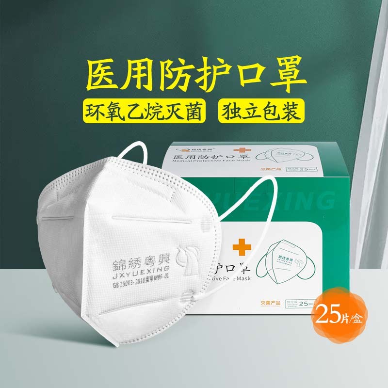 錦繡粵興M95-01滅菌級醫(yī)用防護(hù)口罩圖片2