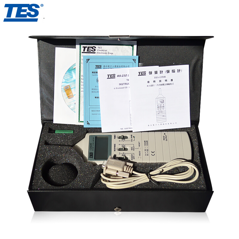 臺(tái)灣泰仕TES-1350R數(shù)字式噪音計(jì)圖片1