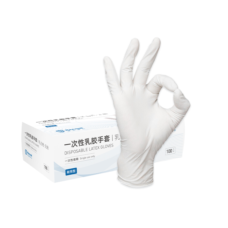 瑞氪維爾RW2619無(wú)粉一次性乳膠手套圖片2