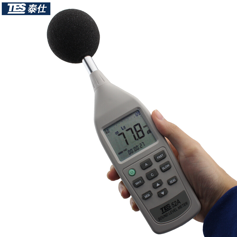 臺灣泰仕TES-52A數(shù)字式噪音計圖片1