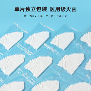 界面醫(yī)療成人折疊式黑色一次性醫(yī)用口罩圖片2
