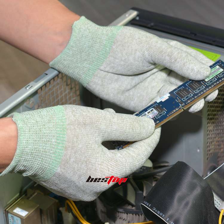bestop倍護(hù)B904銅纖維導(dǎo)電防靜電手套圖片3