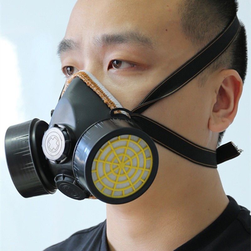 藍(lán)鷹NP305橡膠單濾盒半面罩防毒面具圖片5