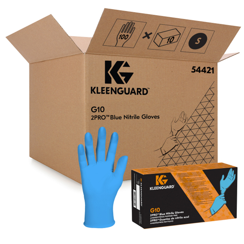 金佰利54421 KleenGuard G10藍(lán)色2PRO一次性丁睛手套S圖片4