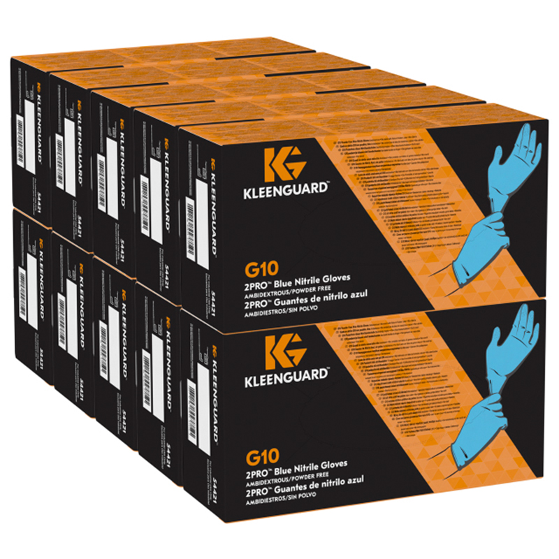 金佰利54423 KleenGuard G10藍(lán)色2PRO一次性丁睛手套L圖片3