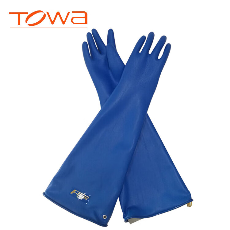TOWA A-22L防強(qiáng)酸堿防化手套Hanaki F-TELON手套58cm圖片3