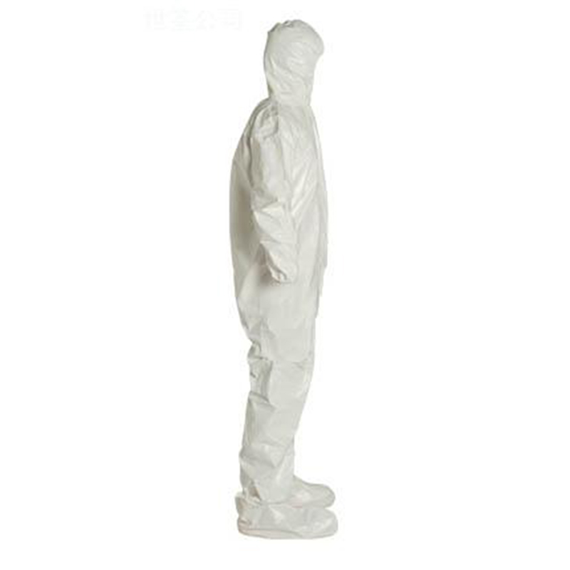 杜邦Tychem SL防化服帶帽連腳C級(jí)防護(hù)服(項(xiàng)目型)圖片1
