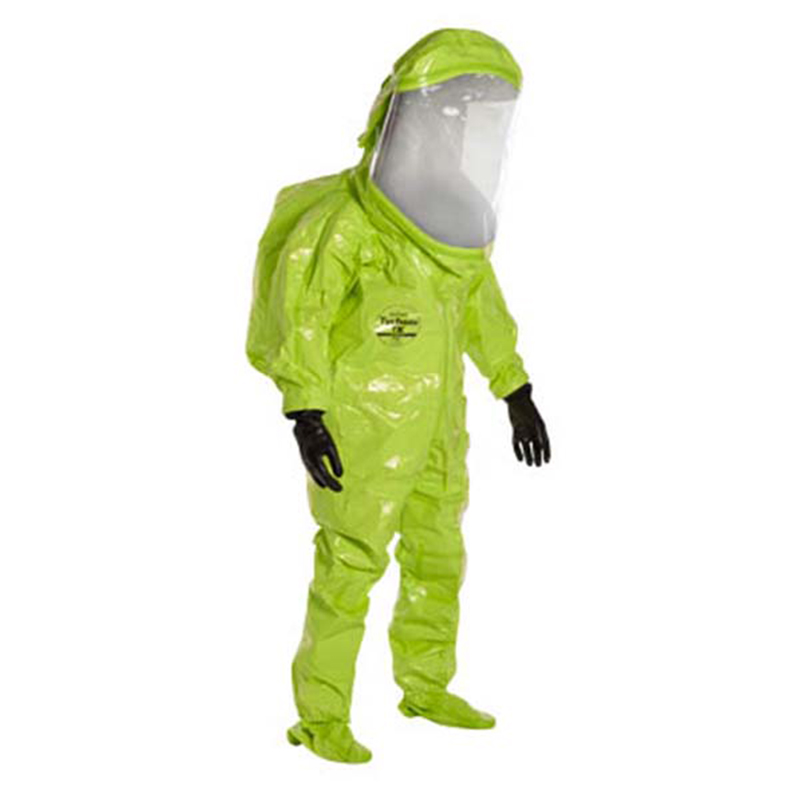 Dupont杜邦Tychem10000 TK555T LY全封閉重型氣體致密型A級(jí)化學(xué)防護(hù)服圖片1