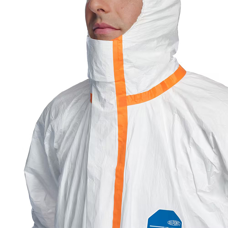 杜邦Tyvek800J TJ198TWHP防護(hù)服膠條連體C級(jí)防化服圖片3