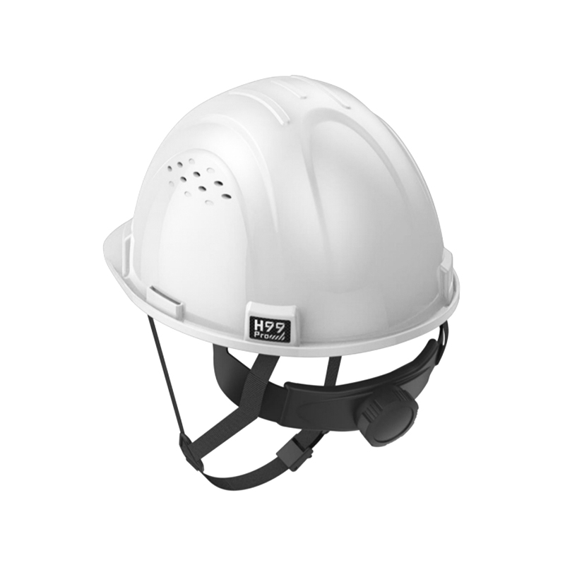 Honeywell霍尼韋爾H99PBA101SCN H99pro加強(qiáng)ABS款帶通風(fēng)孔按鍵款白色安全帽圖片1