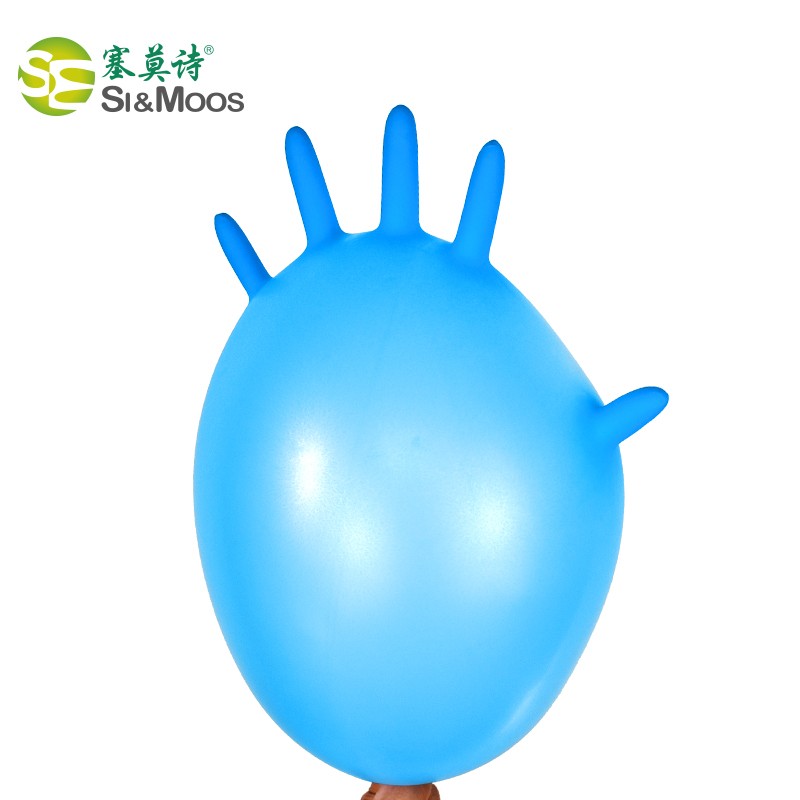 塞莫詩(shī)N901DB深藍(lán)色一次性丁腈檢查手套圖片4