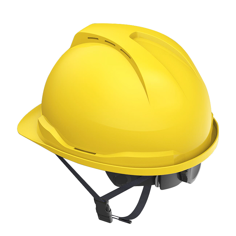 Honeywell霍尼韋爾Y99RNP102S Y99S系列ABS不帶通風(fēng)孔四輪快插下頦帶黃色安全帽圖片1