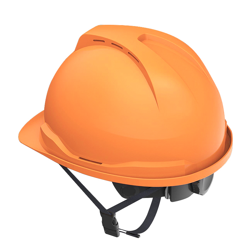 Honeywell霍尼韋爾Y99BAP103S Y99S系列ABS帶通風(fēng)孔四點(diǎn)快插下頦帶橙色安全帽圖片1