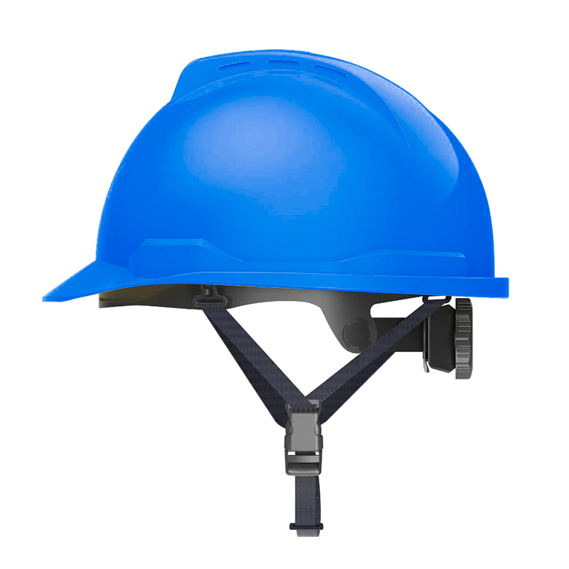 Honeywell霍尼韋爾Y99BAP107S Y99S系列ABS帶通風(fēng)孔四點(diǎn)快插下頦帶藍(lán)色安全帽圖片2