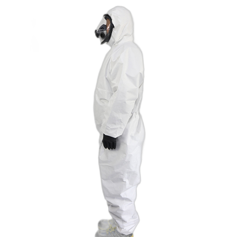 漢盾HD-BP616帶帽連體式限次使用工業(yè)防護(hù)服圖片2