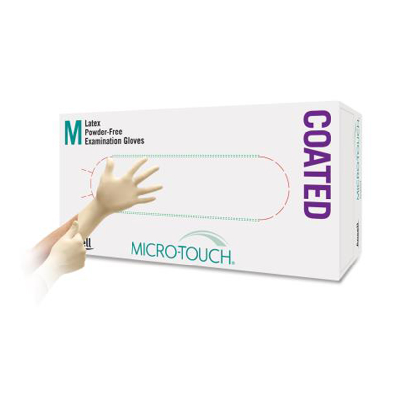 安思爾MICRO-TOUCH Coated 303001SM無(wú)粉乳膠檢查涂層手套圖片1