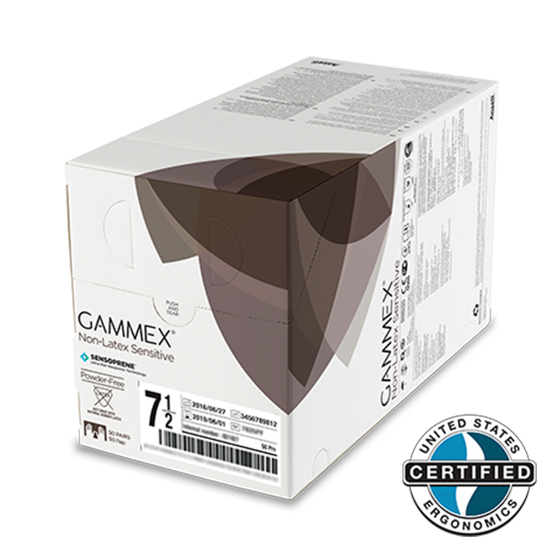 安思爾GAMMEX 340007060氯丁橡膠外科手套圖片1