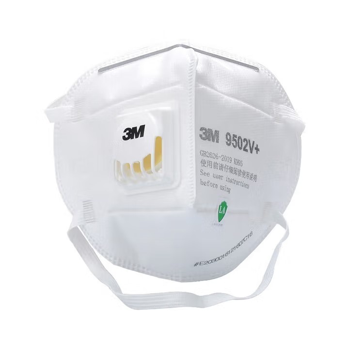 3M 9502V+折疊頭戴式帶閥KN95防塵口罩（獨(dú)立裝）圖片2