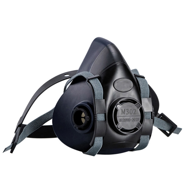 特安護(hù)M302防護(hù)面具雙罐硅膠半面罩圖片1