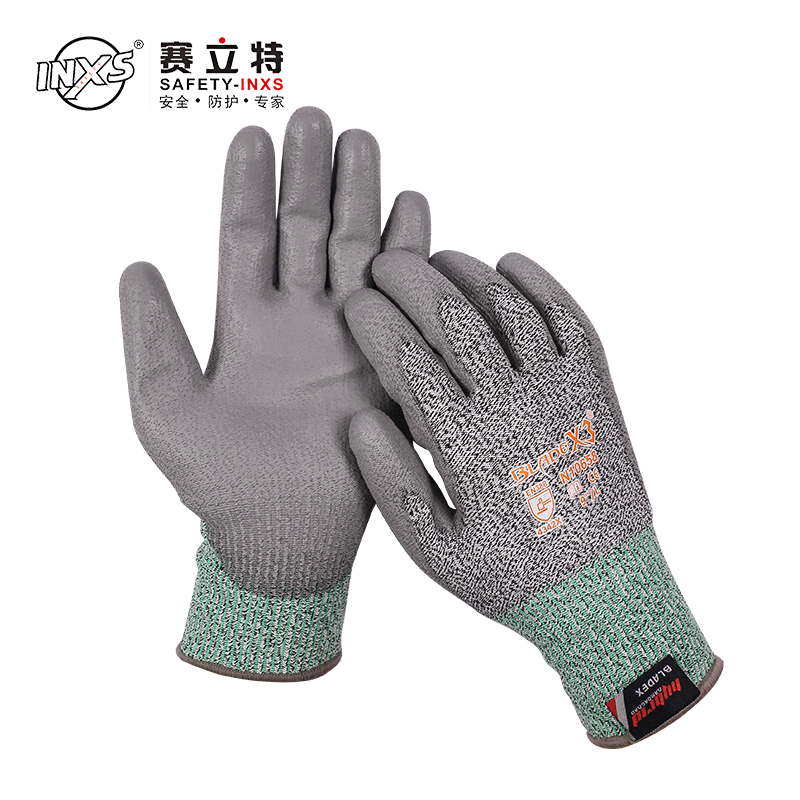 賽立特N10658-10PU涂層3級(jí)防割手套