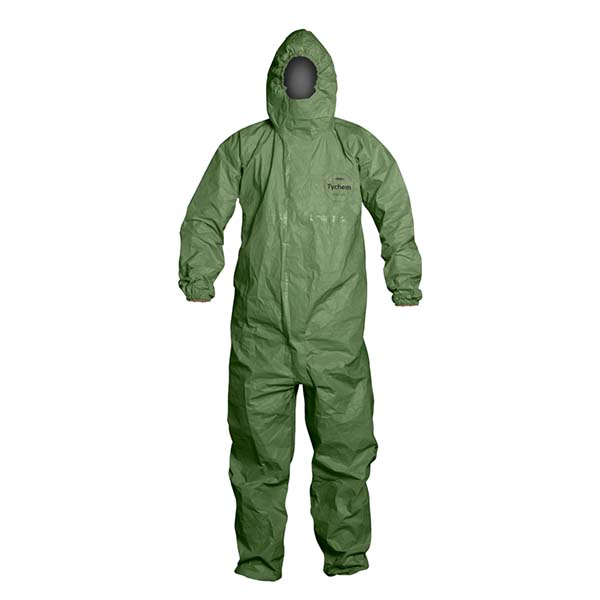 Dupont杜邦Tychem2000 SFR帶帽連體防護(hù)服QS127T GR