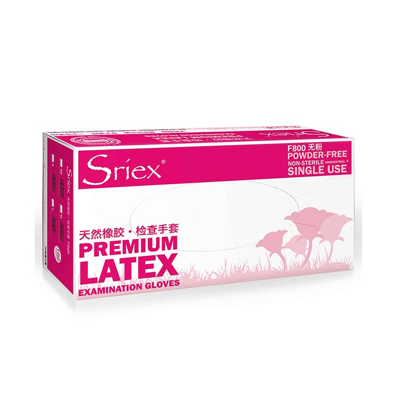 施?？礢riex F800天然乳膠檢查手套