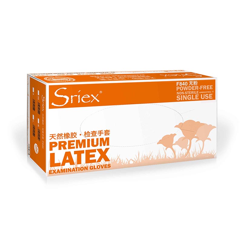 施?？礢riex F840天然乳膠檢查手套