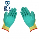 星工XGS-J1防滑耐磨浸膠棉紗線(xiàn)勞保手套 