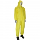 PIP 3678B黃色帶帽連體防護(hù)服