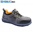 SHIMA?，擠16002-1防砸防滑耐磨絨面牛皮安全勞保鞋