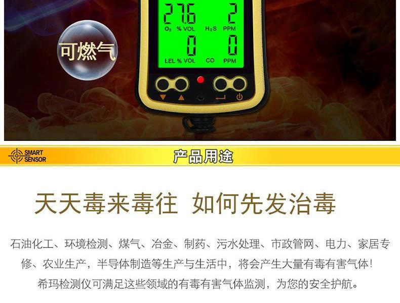 ?，擜S8900四合一氣體檢測儀圖3