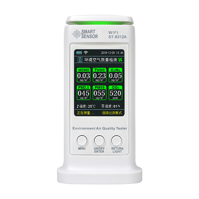 ?，擲T-8312A（WIFI版）環(huán)境空氣質(zhì)量檢測儀圖片3