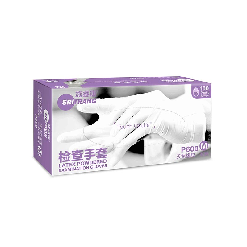 施?？礟600天然乳膠檢查手套圖片