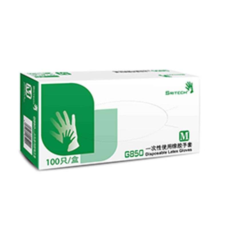 施?？礢RITECH G850天然乳膠一次性手套圖片