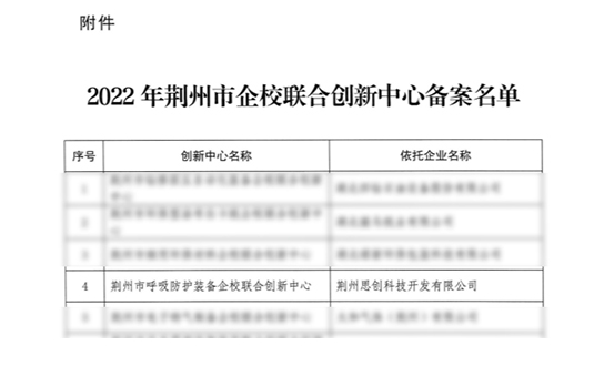 深化創(chuàng)新-思創(chuàng)科技構(gòu)建呼吸防護(hù)裝備企校聯(lián)合創(chuàng)新中心圖片2