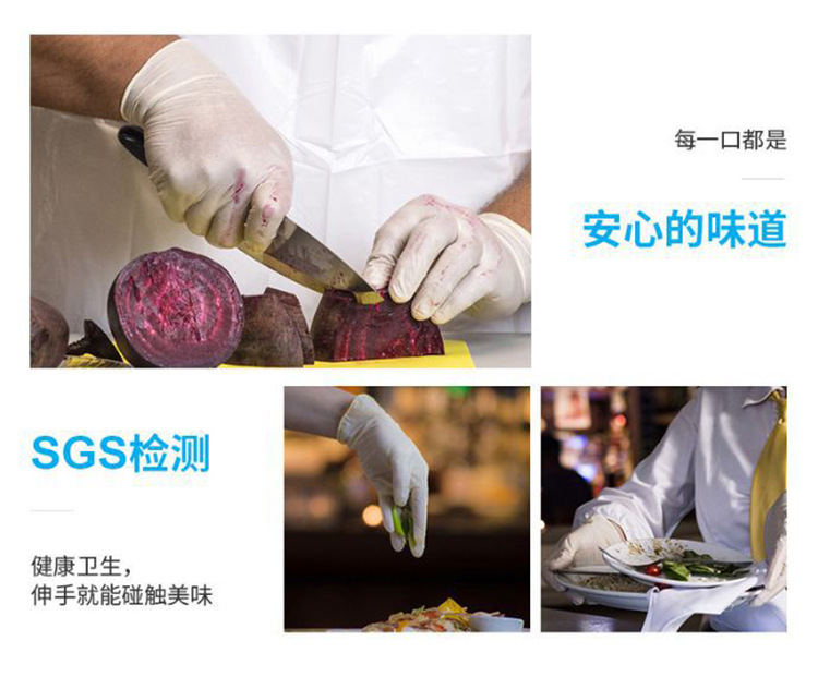 施?？礔850一次性無粉非滅菌橡膠檢查手套圖片5