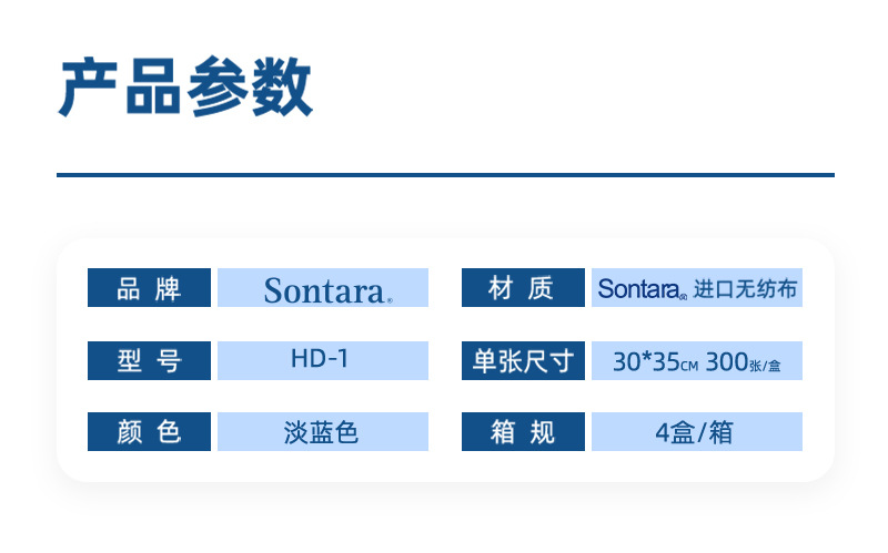 杜邦Sontara勝特龍HD-1無(wú)塵擦拭紙多用途工業(yè)擦拭布2