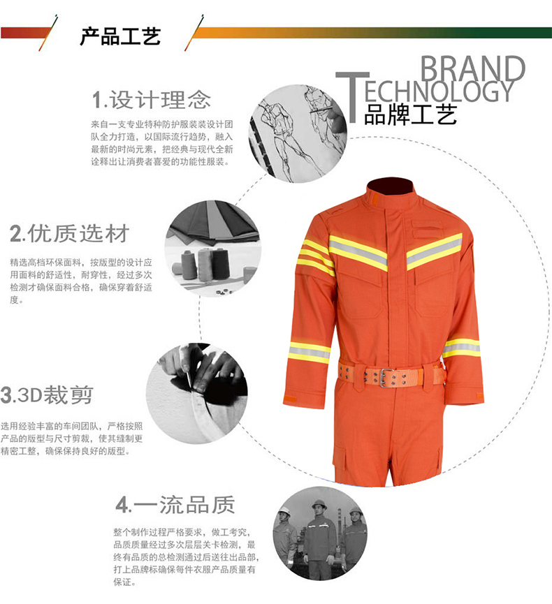 優(yōu)普泰分體式消防員夏季搶險救援防護(hù)服02