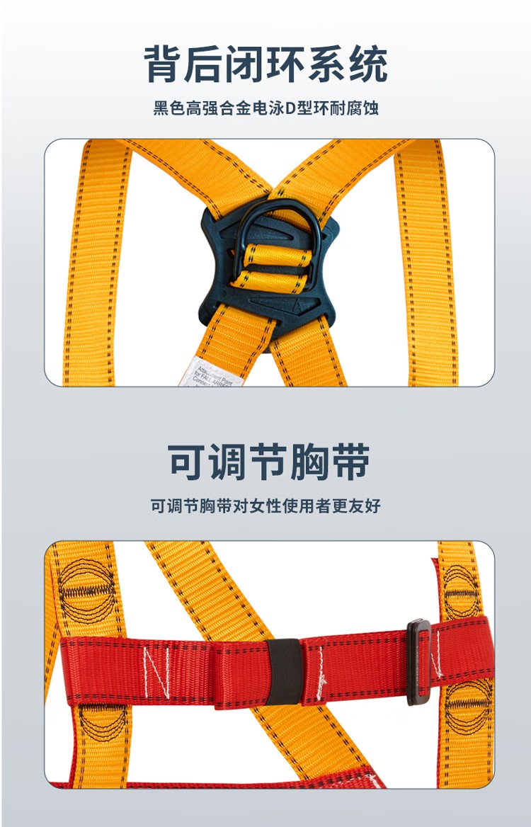 PIP H002-G經(jīng)濟(jì)款雙掛點全身式安全帶5