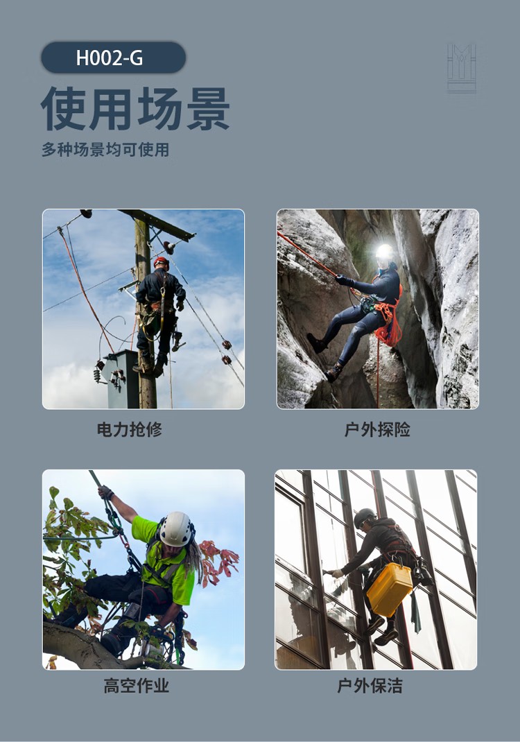 PIP H002-G經(jīng)濟(jì)款雙掛點全身式安全帶8