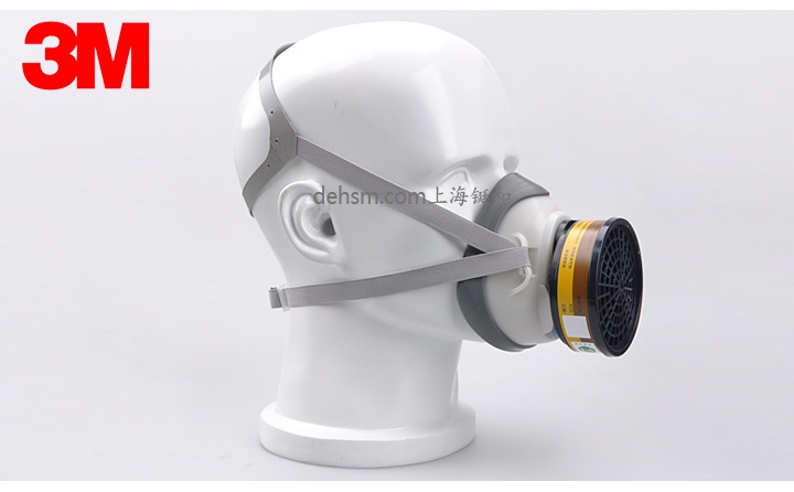 3M1203防毒面具實(shí)際佩戴效果圖
