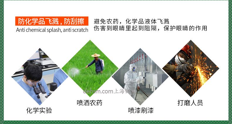 雷克蘭G1510護(hù)目鏡防化學(xué)品飛濺，防刮擦